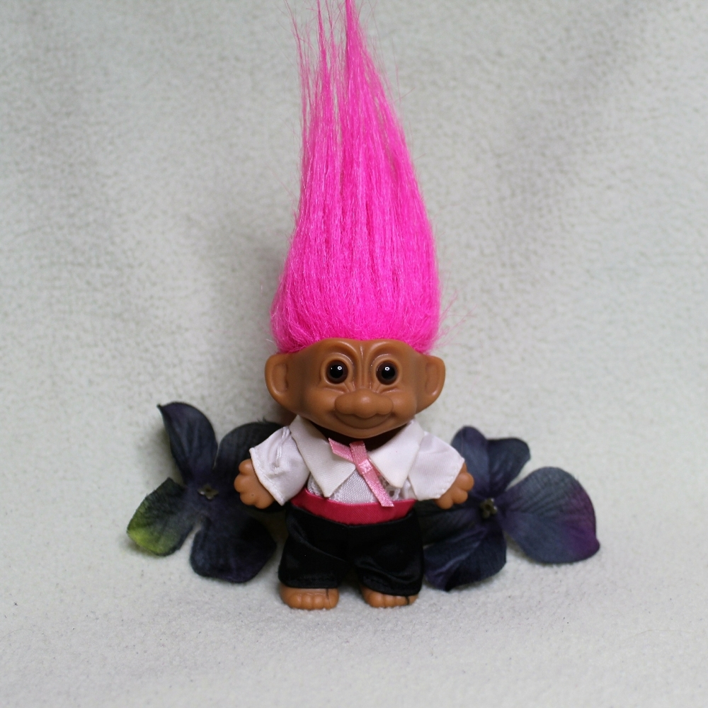 Vintage 90's Troll Doll